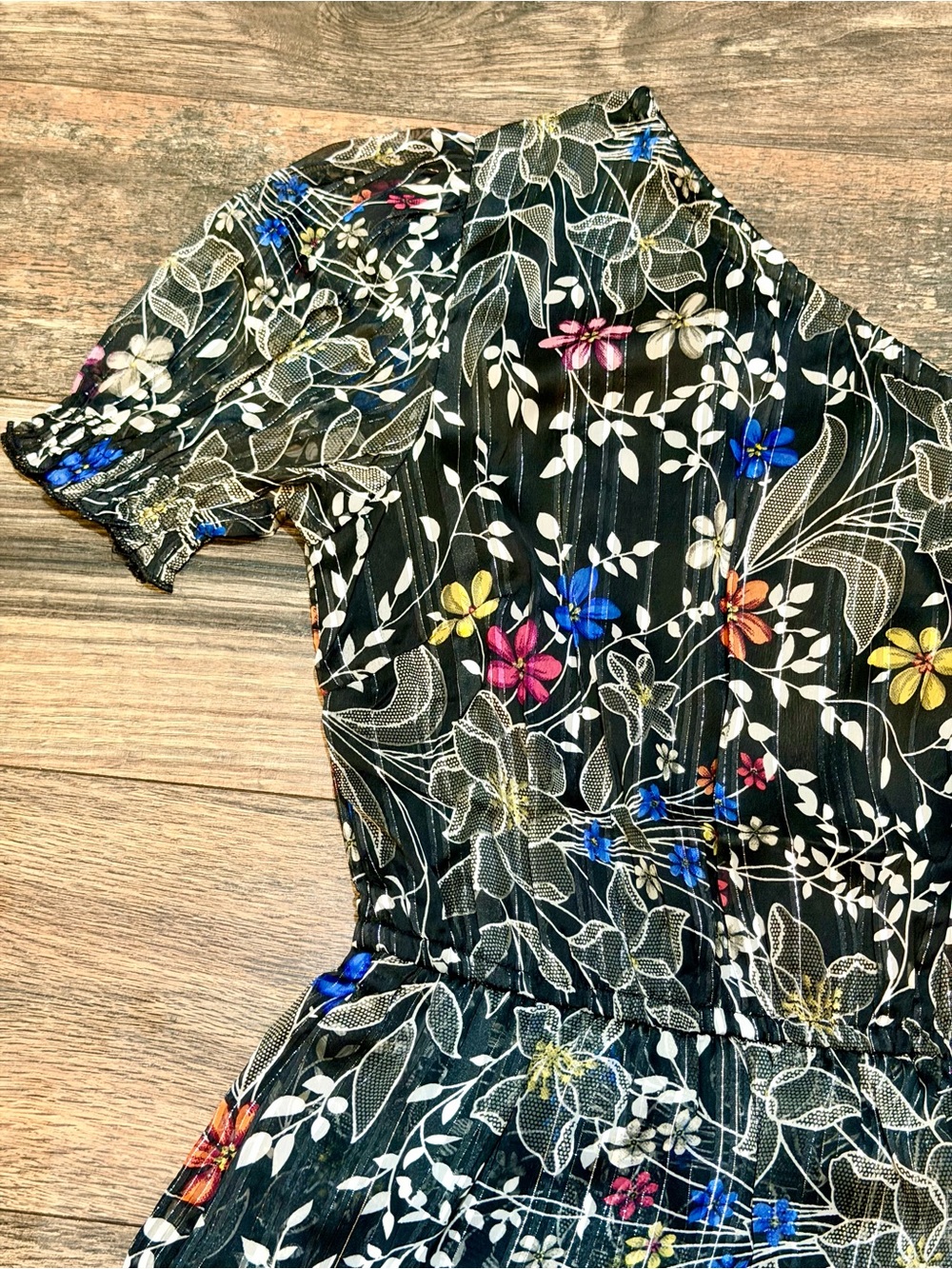 RAGA Wild Gardens One-Shoulder Mini Dress size XS